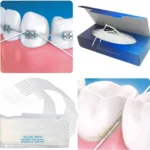 ORAL-B SUPER FLOSS - dantų siūlas - naudojimas ir pakuotė