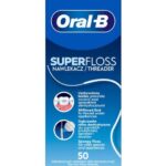 ORAL-B SUPER FLOSS tarpdančių siūlas breketams