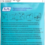 TePe Original tarpdančių šepetėlių pakuotės nugarėlė